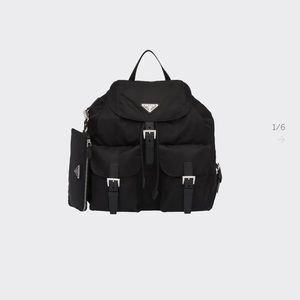 NEW. Authentic. Prada Nylon backpack medium